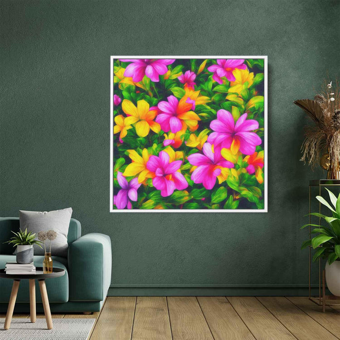 Acrylic Tropical Flowers #001 - Kanvah