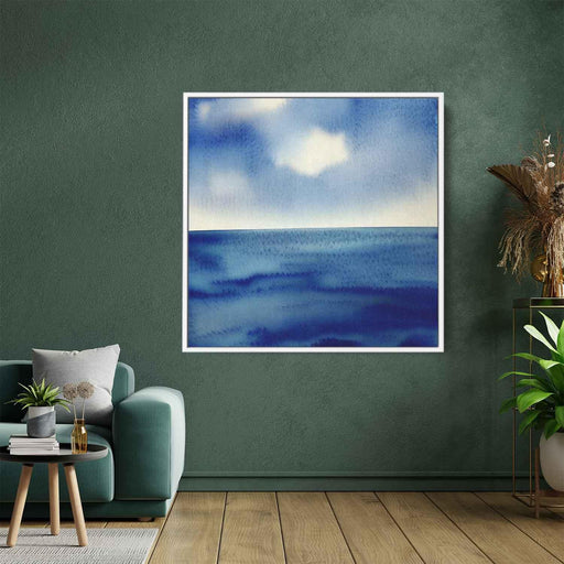 Blue Watercolor Sea #013 - Kanvah