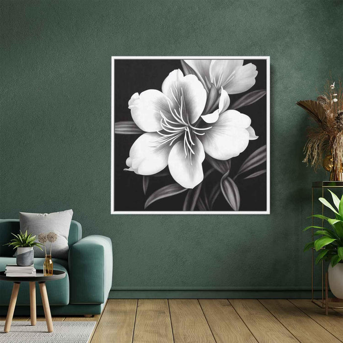 Charcoal Rhododendron #003 - Kanvah