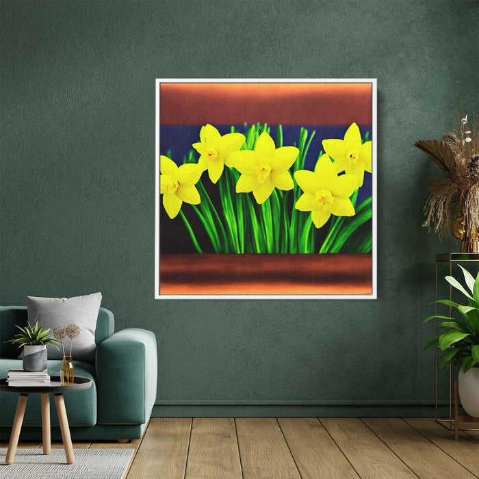 Pencil Drawing Daffodils #001 - Kanvah