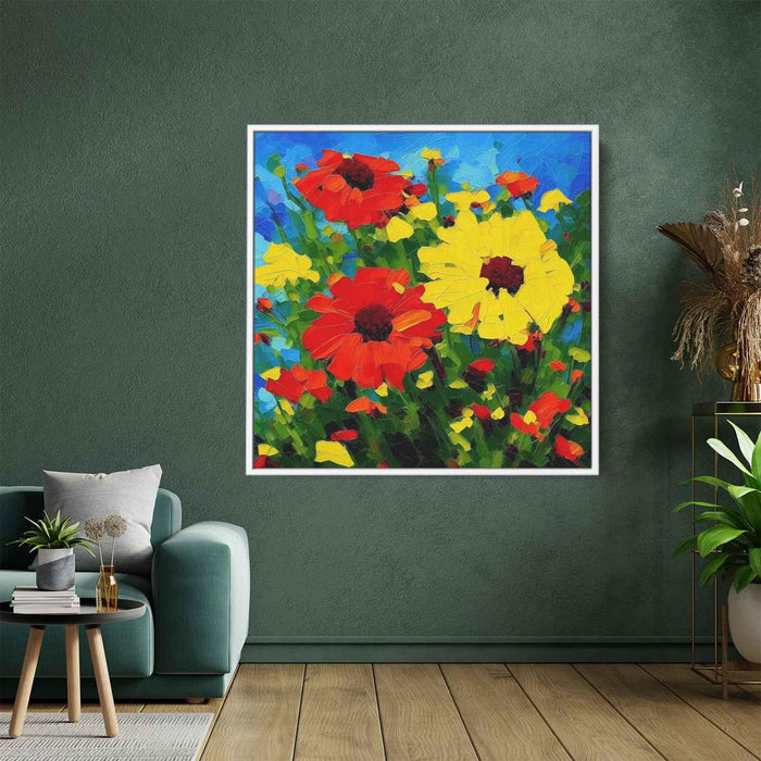 Contemporary Oil Wild Flowers #001 - Kanvah