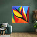 Cubist Oil Birds of Paradise #005 - Kanvah