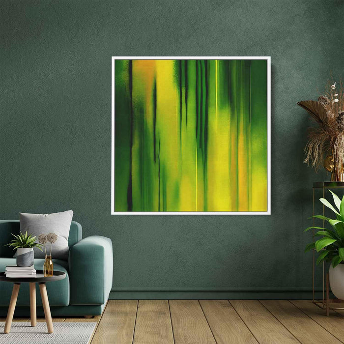 Green Abstract Print #007 - Kanvah