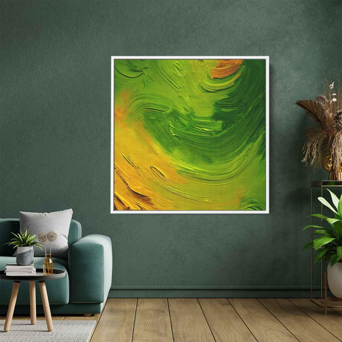 Green Abstract Print #023 - Kanvah