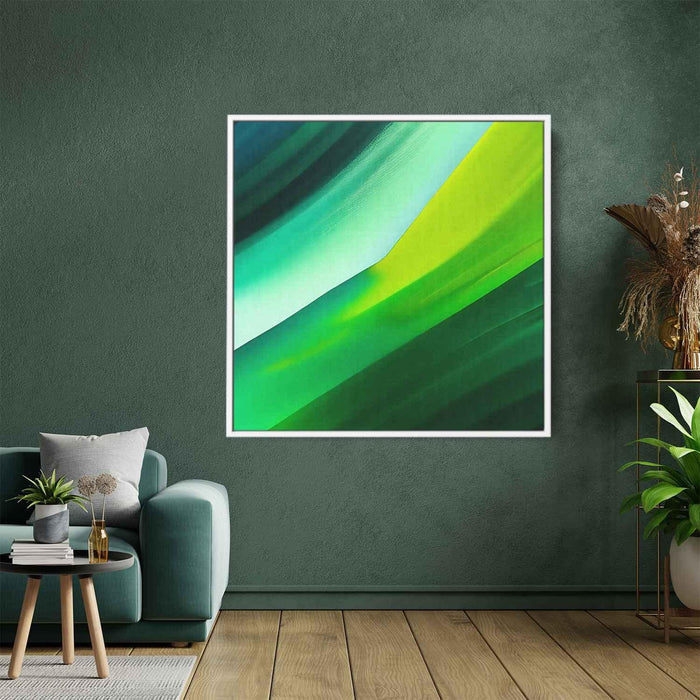 Green Abstract Print #027 - Kanvah