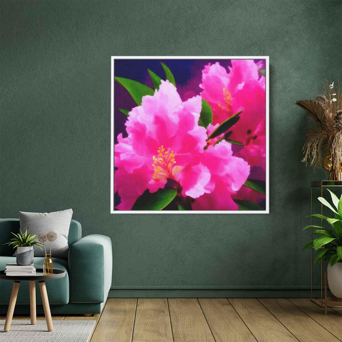 Impressionist Oil Rhododendron #001 - Kanvah