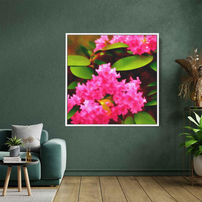 Impressionist Oil Rhododendron #003 - Kanvah