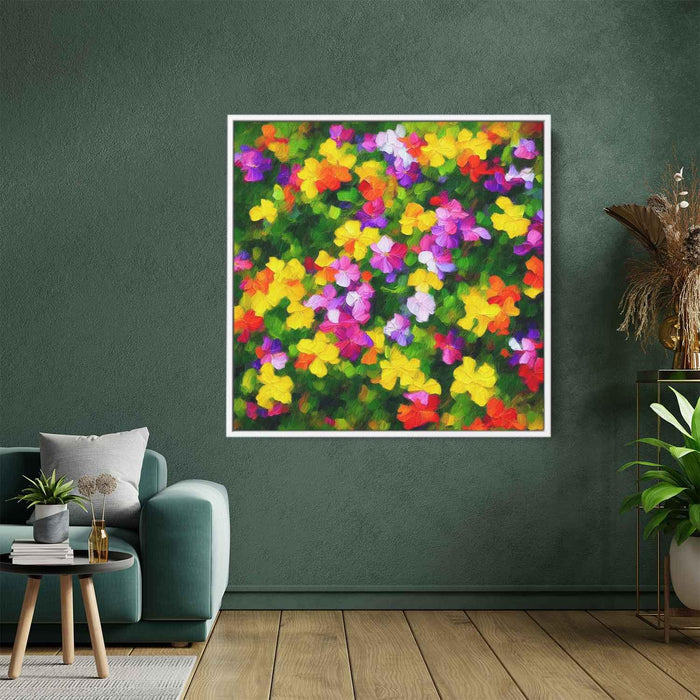 Impressionist Oil Tropical Flowers #005 - Kanvah