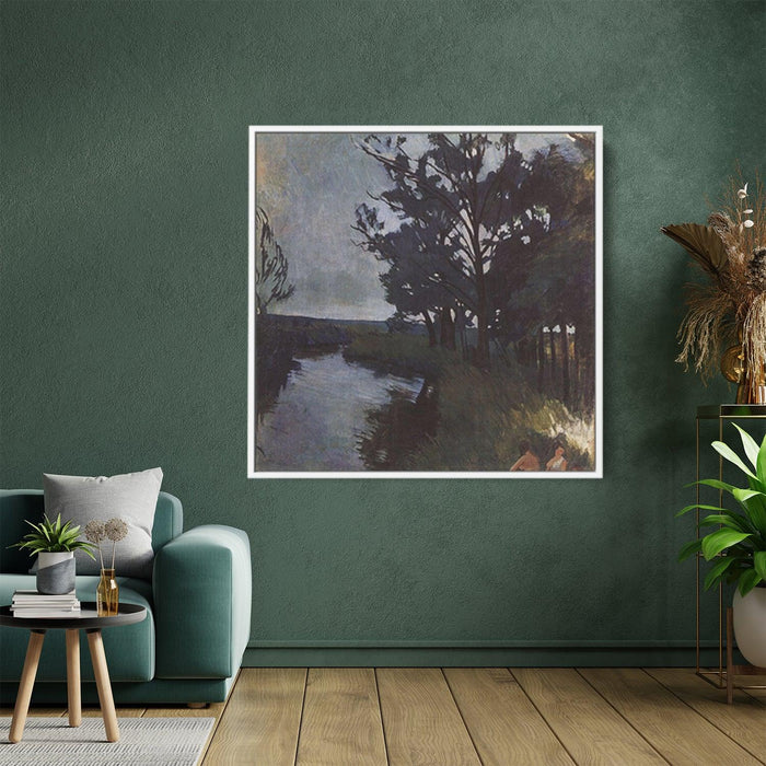 Landscape with a River (1911) by Zinaida Serebriakova - Kanvah