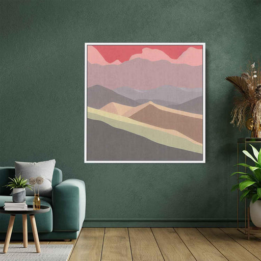 Line Art Desert Mountains #005 - Kanvah