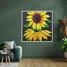 Line Art Sunflower #003 - Kanvah