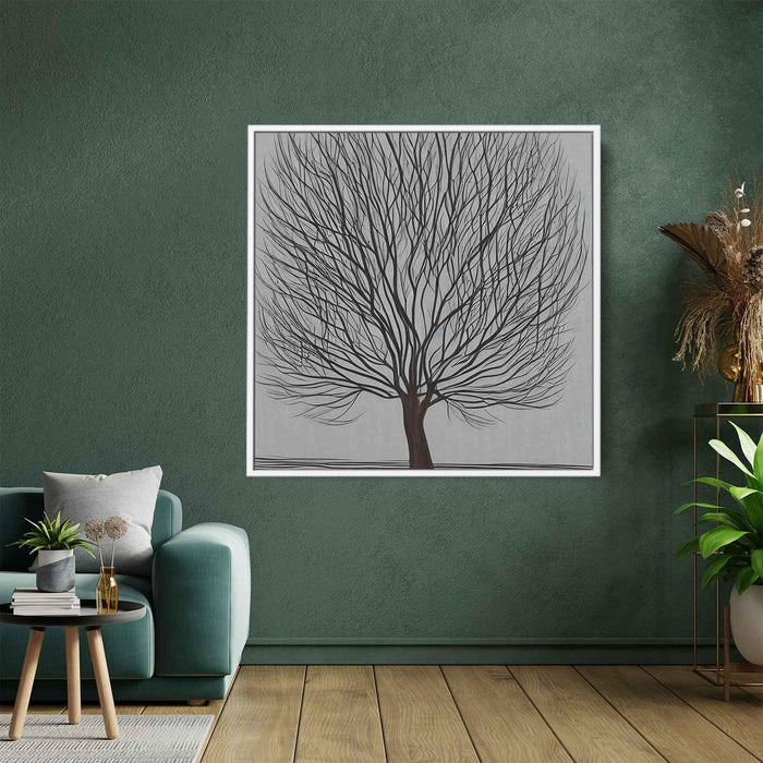 Line Art Tree #009 - Kanvah