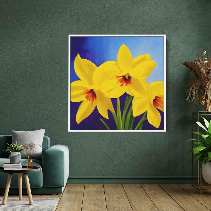 Modern Oil Daffodils #005 - Kanvah