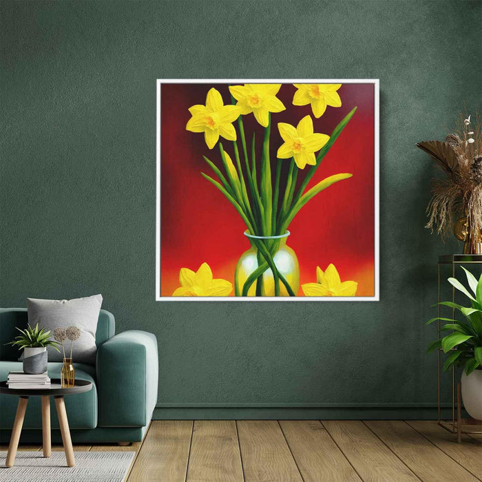 Daffodils Oil Painting #005 - Kanvah