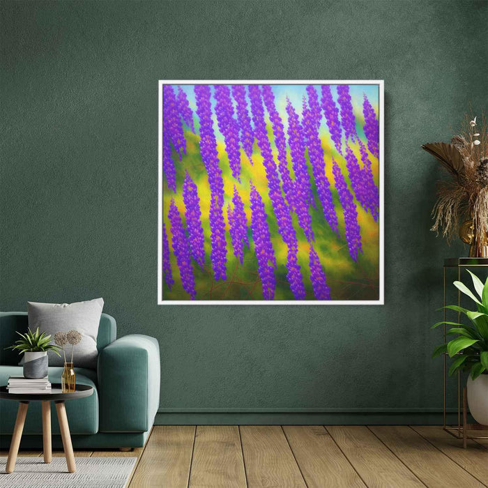 Wisteria Oil Painting #001 - Kanvah