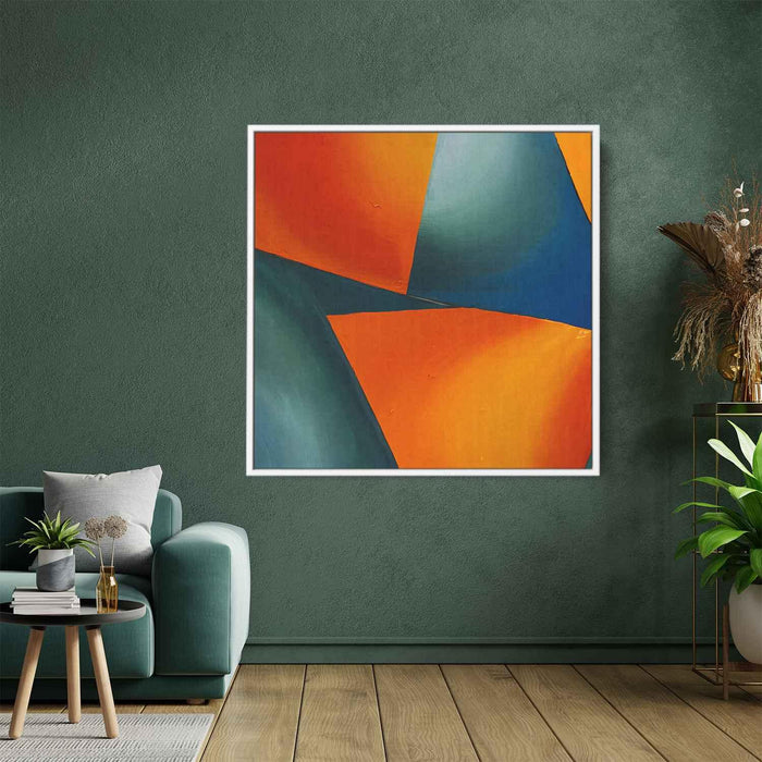 Orange Abstract Print #001 - Kanvah