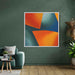 Orange Abstract Print #001 - Kanvah