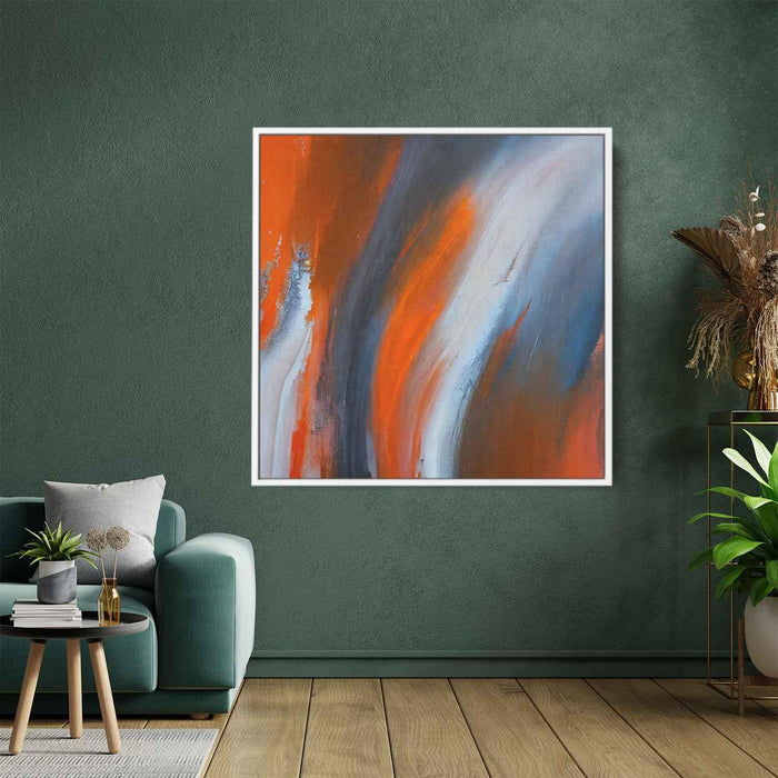 Orange Abstract Print #005 - Kanvah