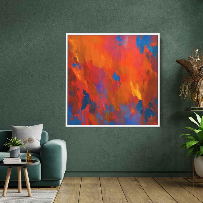 Orange Abstract Print #011 - Kanvah