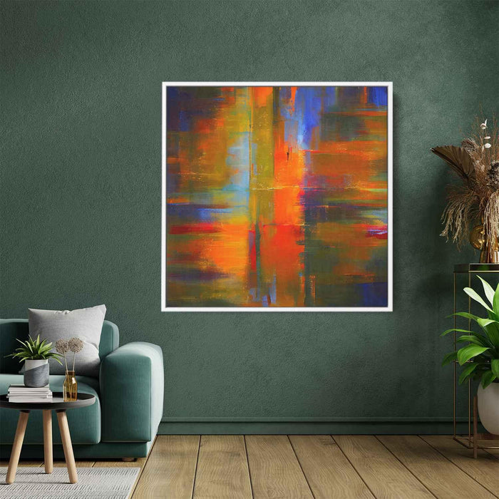 Orange Abstract Print #015 - Kanvah