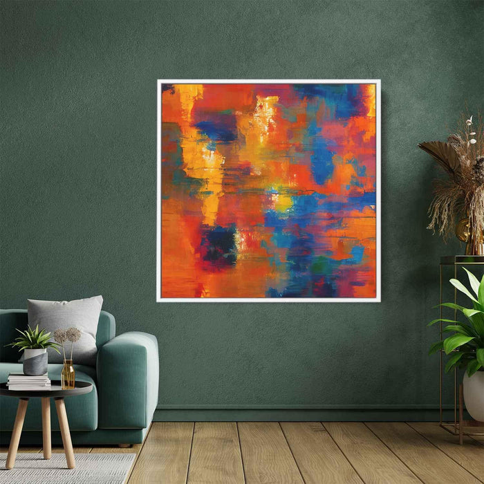 Orange Abstract Print #023 - Kanvah
