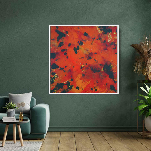 Orange Abstract Splatter #003 - Kanvah