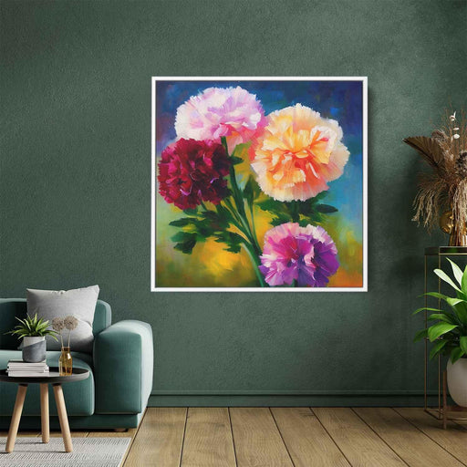 Post Impressionist Carnation Painting #005 - Kanvah