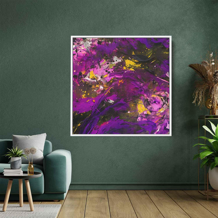 Purple Abstract Splatter #017 - Kanvah