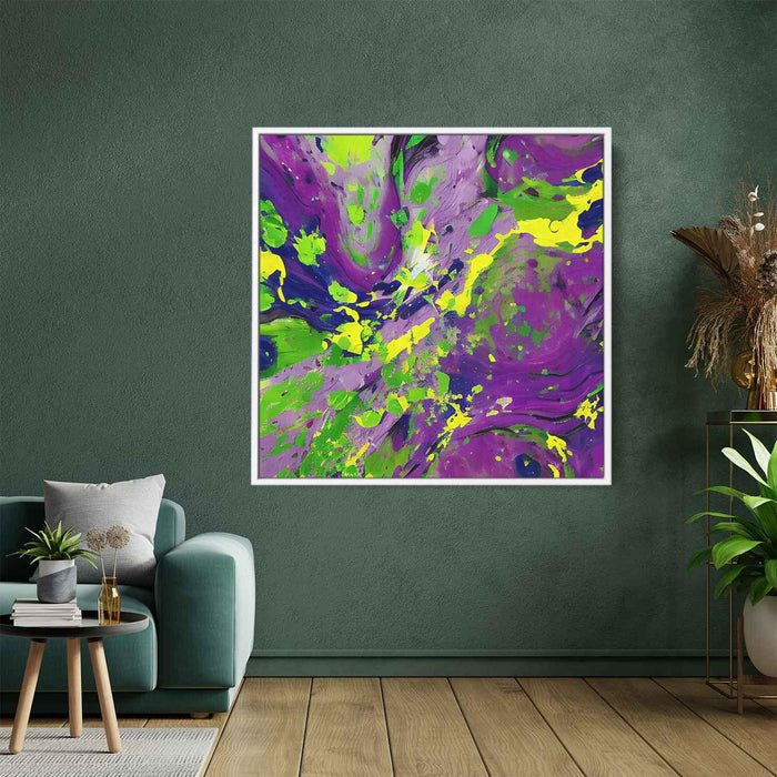 Purple Abstract Splatter #023 - Kanvah