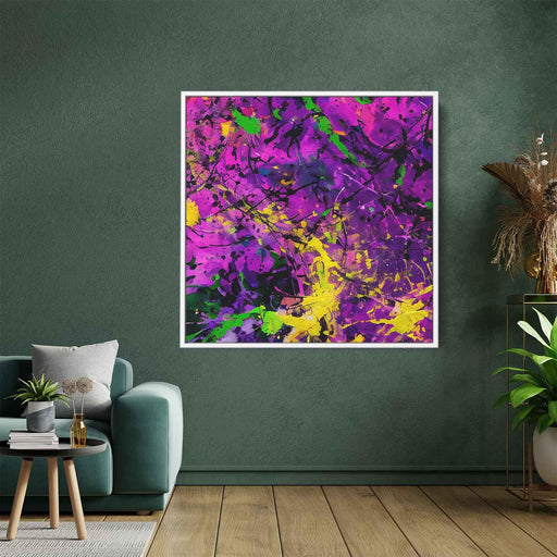 Purple Abstract Splatter #027 - Kanvah