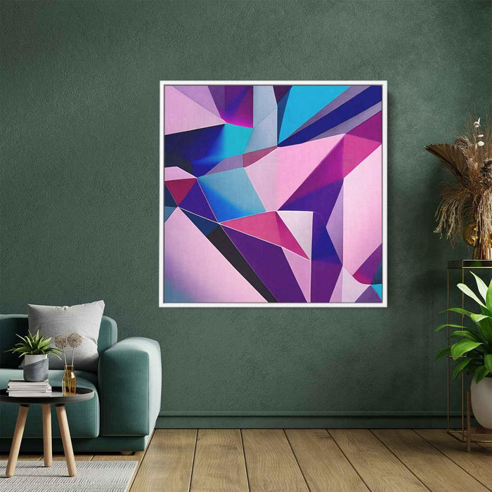 Purple Geometric Abstract #001 - Kanvah