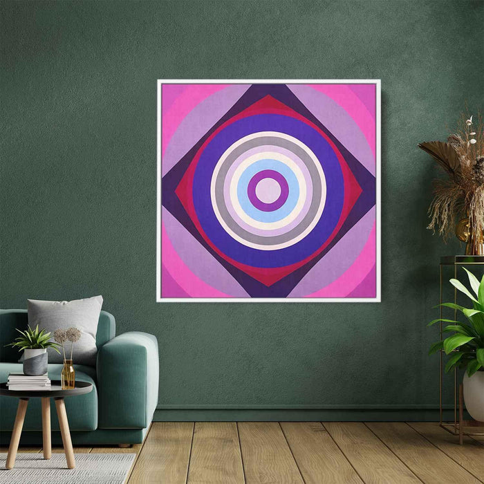 Purple Geometric Abstract #005 - Kanvah