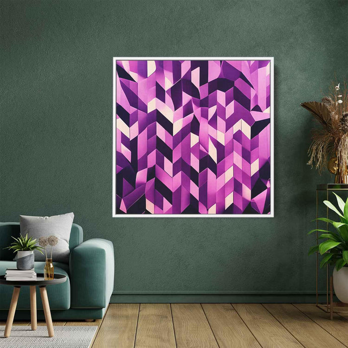 Purple Geometric Abstract #011 - Kanvah