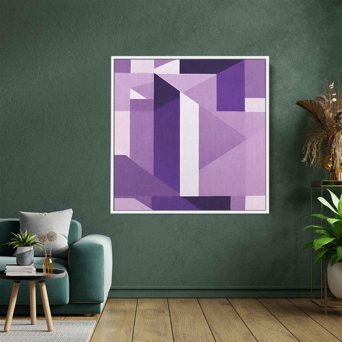 Purple Geometric Abstract #013 - Kanvah