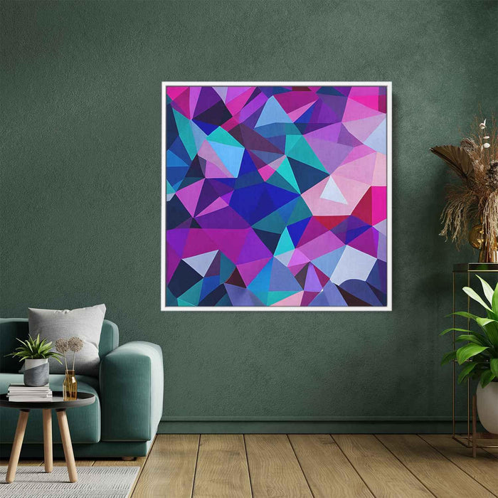 Purple Geometric Abstract #015 - Kanvah