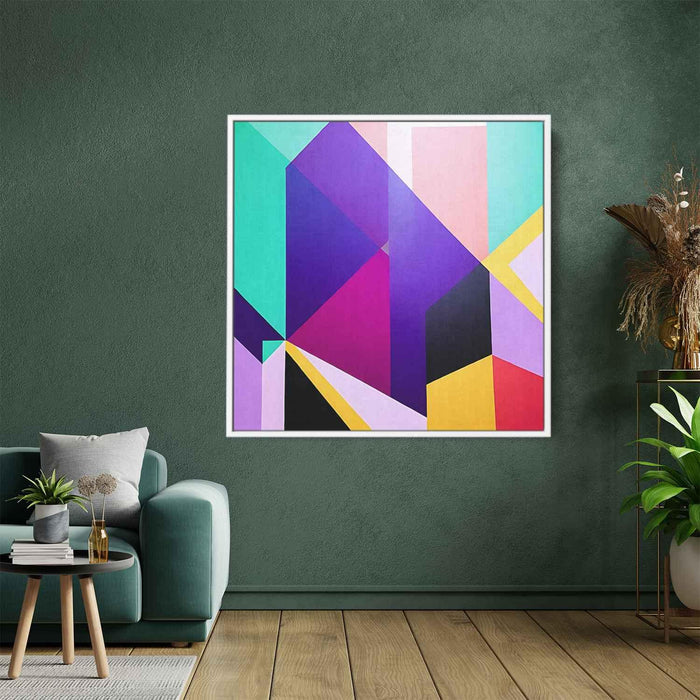 Purple Geometric Abstract #017 - Kanvah