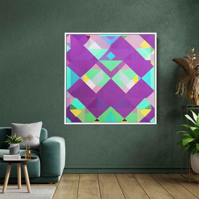 Purple Geometric Abstract #021 - Kanvah