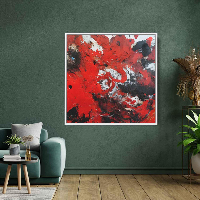 Red Abstract Splatter #005 - Kanvah