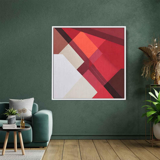Red Geometric Abstract #019 - Kanvah