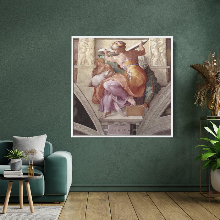 Sistine Chapel Ceiling: Libyan Sibyl (1510) by Michelangelo - Kanvah