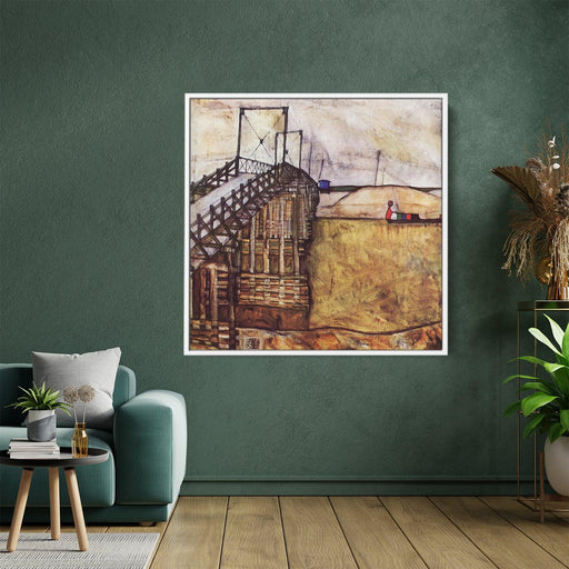 The Bridge (1913) by Egon Schiele - Kanvah