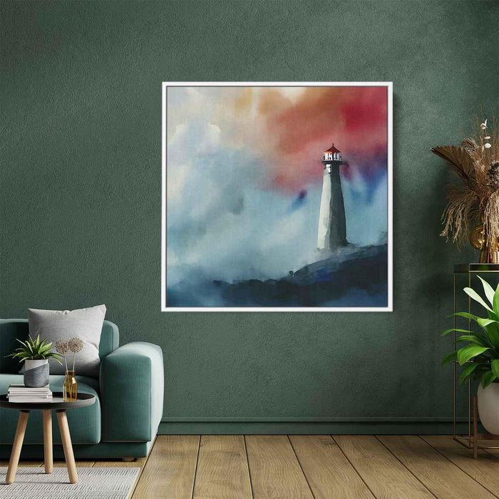 Watercolor Lighthouse #001 - Kanvah