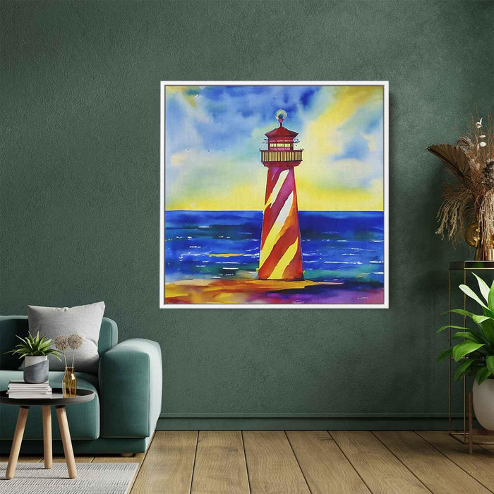 Watercolor Lighthouse #007 - Kanvah