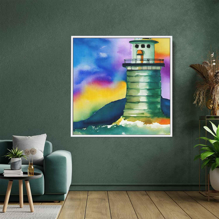 Watercolor Lighthouse #013 - Kanvah