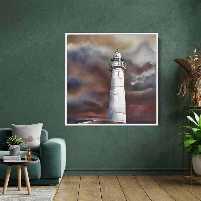 Watercolor Lighthouse #019 - Kanvah