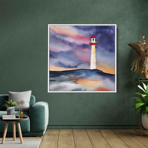 Watercolor Lighthouse #029 - Kanvah