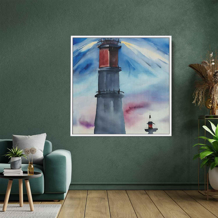 Watercolor Lighthouse #033 - Kanvah