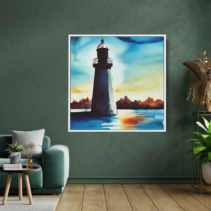 Watercolor Lighthouse #037 - Kanvah