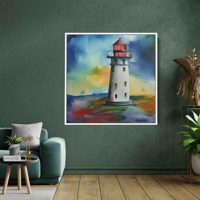 Watercolor Lighthouse #041 - Kanvah