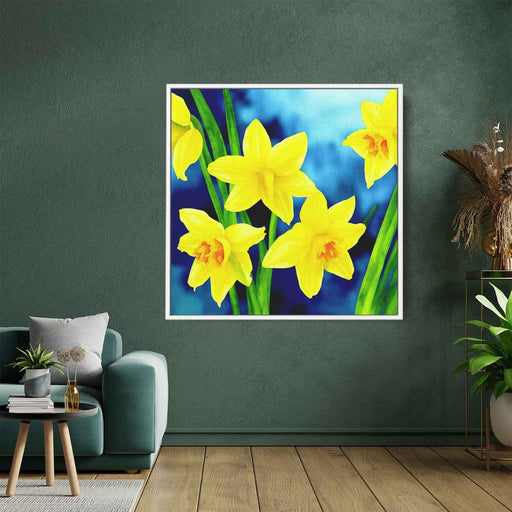 Watercolor Daffodils #005 - Kanvah